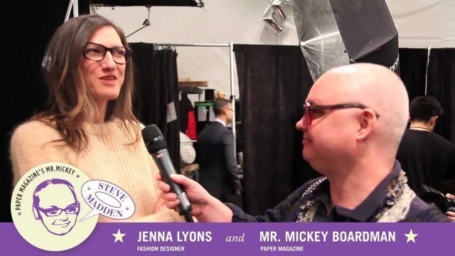 'Jenna Lyons * Crashin\' Fashion Week 2 * Mr. Mickey Talks With Jenna Lyons from J. Crew!'