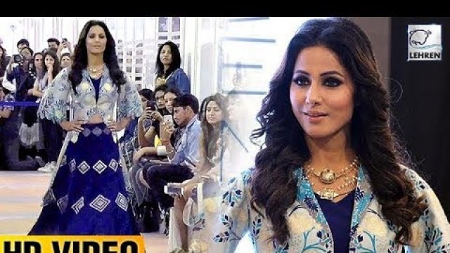 'Hina Khan Dazzles The Ramp At Lakme Fashion Week 2018 | Lehren Small Screen'