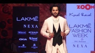 'Sui Dhaaga Star Varun Dhawan\'s GLAMOROUS Look At Lakme Fashion Week 2018'