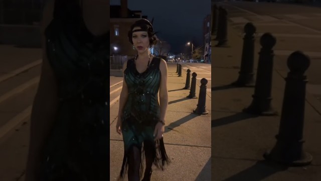 'Out on the town 20s style!  I love 20s fashion!  #missmandyfrank #pinup #carsofyoutube'