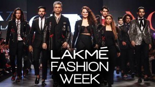 'Karan Johar And Sonakshi Sinha STYLISH WALK At Lakme Fashion Week 2018'