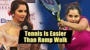 'Tennis Is Easier Than Ramp Walk, Says Sania Mirza At Lakme Fashion Week 2018'