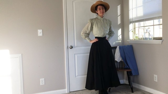 'Getting Dressed in Edwardian Working Class Clothes'