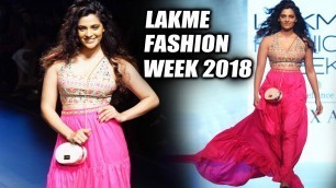 'Saiyami Kher SHOW STOPPER At Lakme Fashion Week 2018 | LFW 2018'