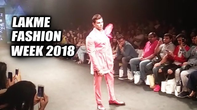 'Karan Singh Grover Ramp Walk At Lakme Fashion Week 2018 | LFW 2018'