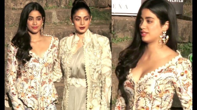 'Jhanvi Kapoor With Mother Sridevi At Lakme Fashion Week 2018'