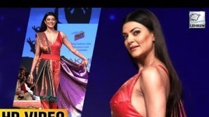 'Sushmita Sen Walks The Ramp At Lakme Fashion Week 2018 Day 2 | LehrenTV'