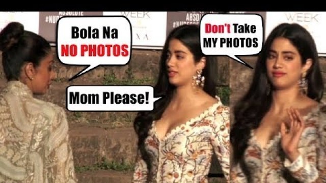 'Sridevi FIGHTS With Daughter Jhanvi Kapoor At Lakme Fashion Week 2018'