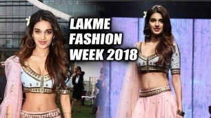 'Nidhhi Agerwal Ramp Walk At Lakme Fashion Week 2018 | LFW 2018'