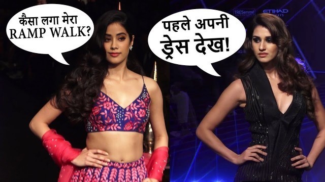 'Lakme Fashion Week 2018 : Janhvi Kapoor, Shahid Kapoor, Huma Qureshi,  Karishma Kapoor का RAMP WALK'