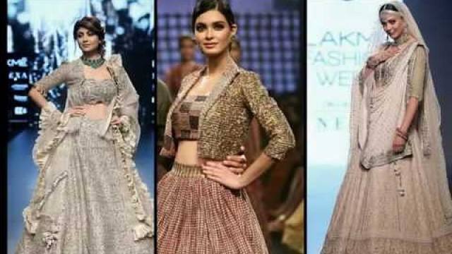 'Designer Dress Collection for girls / Lakme Fashion Week 2018 (Part-2) - By Fashion Diaries'