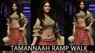 'Milk Beauty Tamannaah Ramp Walk At Lakme Fashion Week 2018  | #Tamannaah'