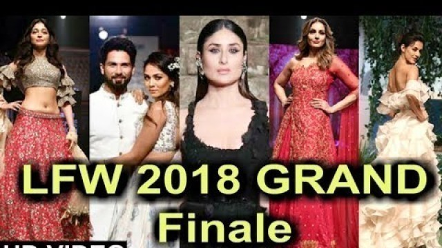 'Lakme Fashion Week 2018 GRAND Finale Full Show | HD VIDEO'