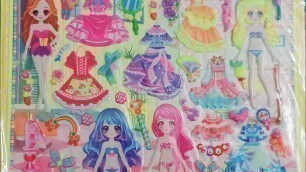 'PHẦN 91 | HÌNH DÁN BÚP BÊ NỔI 3D SIÊU CUTE(Fashion doll stickers - 3D)•TÍ HON•'