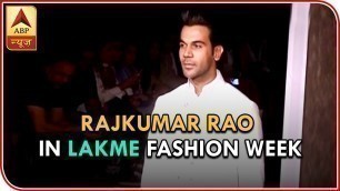 'Lakme Fashion Week 2018: If It Is About  Fashion I Really Look Upto Ryan Gosling, Says Rajkumar Rao'