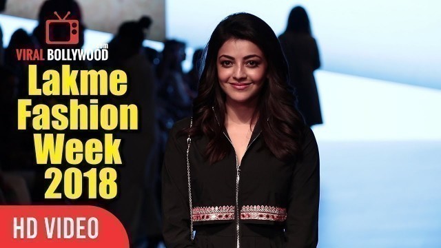 'Gorgeous Kajal Aggarwal As A Guest At Lakme Fashion Week 2018 | LFW 2018 Day 04'