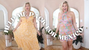 'PACK W/ ME FOR MEXICO | MIDSIZE / PLUS SIZE | ABERCROMBIE, J CREW, SPELL, CARBON 38, MUMU SIZE 14 16'