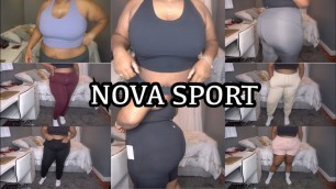 'FASHIONNOVA SPORT CLOTHING HAUL ( PLUS SIZE ) ❤️'