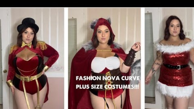 'PLUS SIZE HALLOWEEN COSTUMES!! Fashion Nova Curve Try-On Haul'