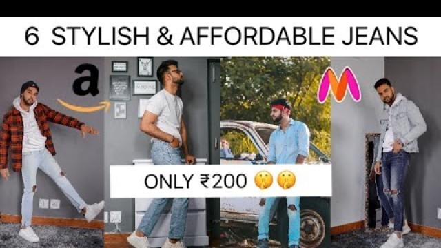 '6 Stylish & Affordable Jeans For Men |  Starting from ₹200 |  Affordable Summer Fashion'