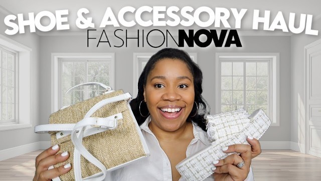 'Fashion Nova Shoe & Accessory Haul | Plus Size Friendly!'