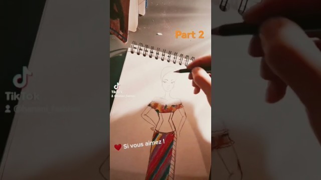 'African beauty inspired outfit #subscribe #tiktok #youtube #art #instagram #fashion #drawing #shorts'