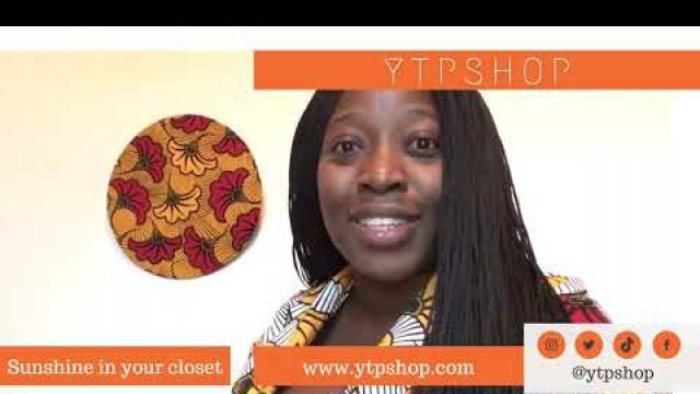 'Welcome to YTPshop, an African-inspired fashion brand'