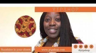 'Welcome to YTPshop, an African-inspired fashion brand'