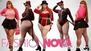 'FASHION NOVA HALLOWEEN COSTUMES 2022 | CURVY/PLUS SIZE TRY ON