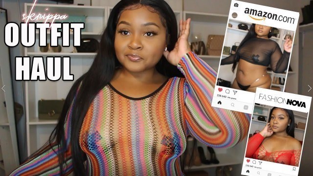 'STRIPPER CLOTHING HAUL: FASHION NOVA VS. AMAZON (BBW EDITION)'