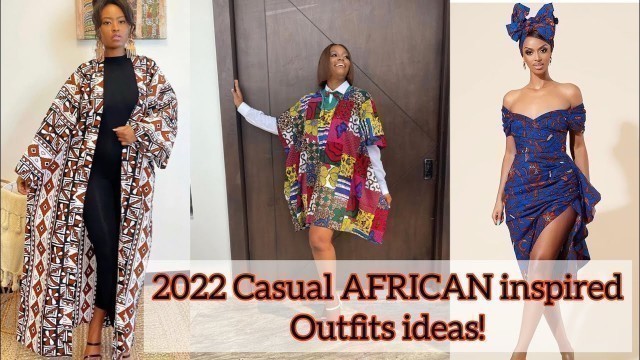 '2022 CASUAL AFRICAN INSPIRED DRESSES FOR BLACK WOMEN