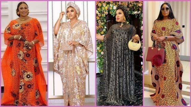 'African Lace Boubou Fashion Styles | African Maxi Dress Styles 2021 | African Inspired Boubou Kaftan'