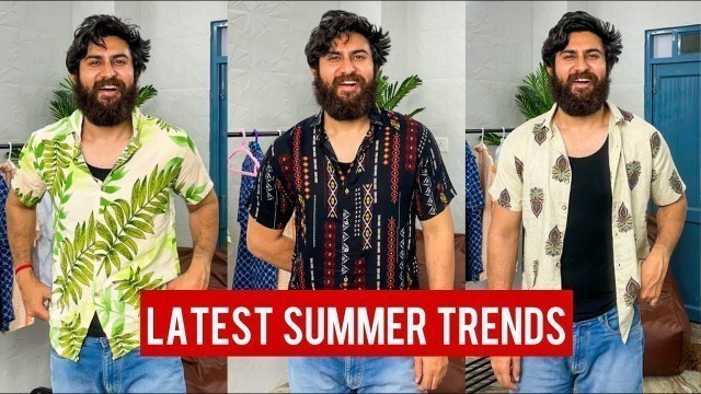 'SEXY SUMMER SHIRTS UNDER ₹400 | Summer Fashion Haul for Men 2022'