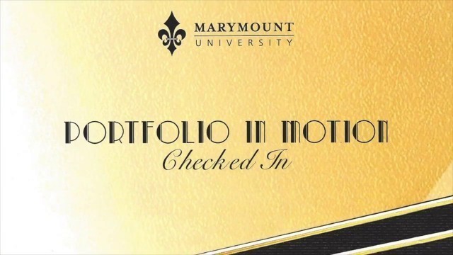 'Marymount University 2016 Portfolio in Motion Fashion Show'