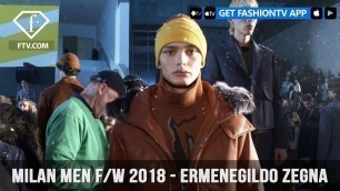 'Ermenegildo Zegna Milan Men Fashion Week Fall 2018 Layered In Ideas Collection  | FashionTV | FTV'