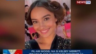 'Fil-Am model na si Kelsey Merrit, ipinasilip ang backstage moments sa Victoria\'s Secret Fashion Show'