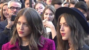 'Twins Sama and Haya Abu Khadra @ Paris Fashion Week 4 october 2016 show Chanel'