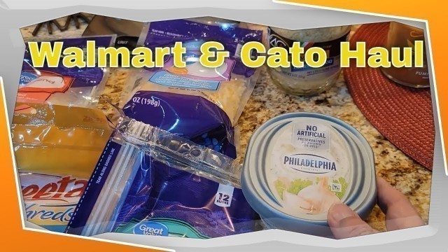 'Cato Clothes Shopping & Walmart Grocery Haul'