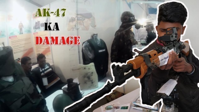 'Damage of AK-47 On BULLET PROOF JACKET LEVEL 3'