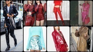 'so beautiful latex vinyl outfits for women & girls #trending #latest #fashion #amazing #trend #viral'