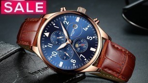 'Top 10 Best watches For Men Under $50 - New Fashion Leather Watches'