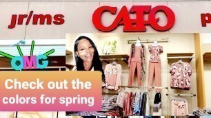 'Shop with me at Cato for Spring fashions | Junior, Misses and Plus size trends'