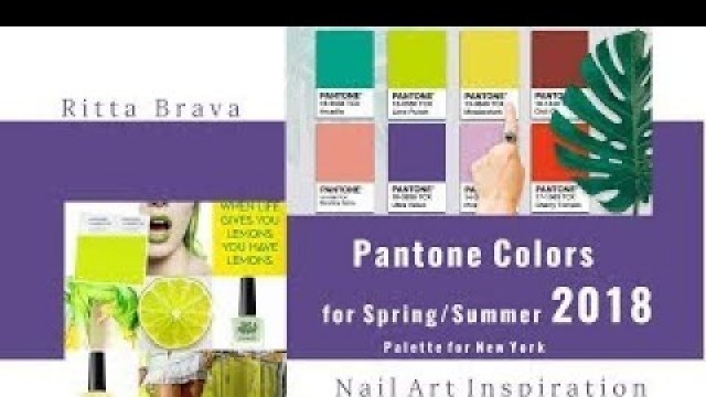 'Pantone Colors for Spring/Summer 2018 Color Palette for New York'