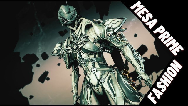 'Warframe | Mesa Prime : Obsidian Bandit | Fashion Frame'