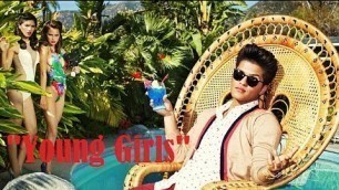 'Bruno Mars - Young Girls Live* + Lyrics  HD 2014*'