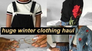 'HUGE AFFORDABLE WINTER CLOTHING HAUL 2016'