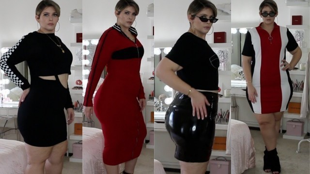 'PLUS SIZE MOTORSPORT INSPIRED FASHION NOVA CURVE TRY-ON HAUL // with Curve Model DANI DMC'