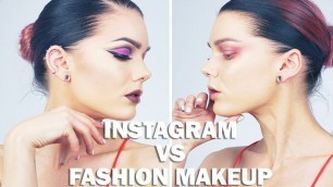 'Instagram VS Fashion Makeup | Linda Hallberg Tutorial'