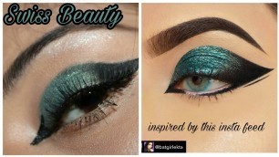 '#High fashion eye makeup #inspired makeuplookbyaninstafeed'