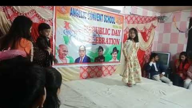 'Modeling by LKG,UKG,1st kids||fashion ka jalwa|| republic day function ||angelic convent school'